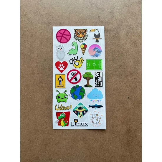 133 Adet Karışık Temalı Sticker Seti - Bullet Journal, Ajanda, Defter, Laptop Çıkartma