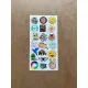 133 Adet Karışık Temalı Sticker Seti - Bullet Journal, Ajanda, Defter, Laptop Çıkartma