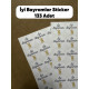 133 Adet Kuzu Temalı Kurban Bayramı İyi Bayramlar Sticker Hediye Çikolata Zarf Ambalaj Çıkartma 133 Adet Kuzu Temalı Kurban Bayramı İyi Bayramlar Sticker Hediye Çikolata Zarf Ambalaj Çıkartma