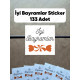 133 Adet Şeker Temalı İyi Bayramlar Sticker Ramazan Kurban Bayramı Çikolata Hediye Ambalaj Etiketi 133 Adet Şeker Temalı İyi Bayramlar Sticker Ramazan Kurban Bayramı Çikolata Hediye Ambalaj Etiketi