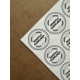 133 Adet Sevgiyle Hazırlandı Teşekkür Etiketi Hediye Paketleme Sticker Yapışkanlı Çıkartma