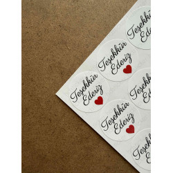 133 Adet Teşekkür Ederiz Etiketi Yapışkanlı Hediye Paketleme Ambalaj Kutu Sticker Çıkartma