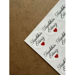 133 Adet Teşekkür Ederiz Etiketi Yapışkanlı Hediye Paketleme Ambalaj Kutu Sticker Çıkartma
