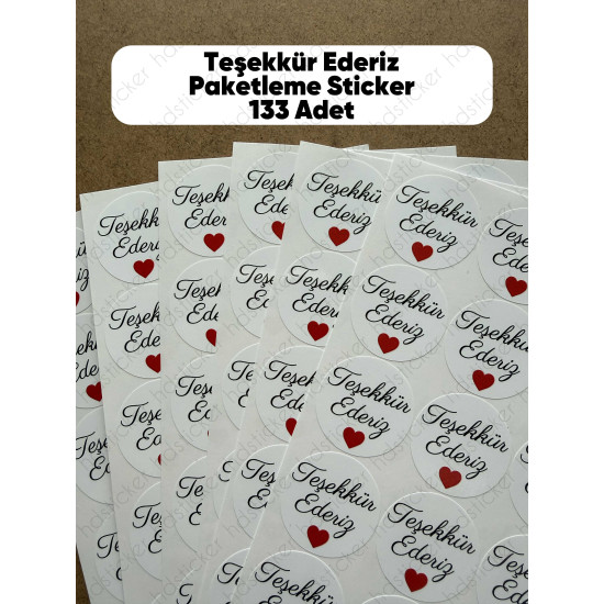 133 Adet Teşekkür Ederiz Etiketi Yapışkanlı Hediye Paketleme Ambalaj Kutu Sticker Çıkartma 133 Adet Teşekkür Ederiz Etiketi Yapışkanlı Hediye Paketleme Ambalaj Kutu Sticker Çıkartma