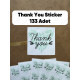 133 Adet Thank You Sticker Teşekkür Etiketi Butik Kargo Sipariş Ambalaj Paketleme Çıkartma 133 Adet Thank You Sticker Teşekkür Etiketi Butik Kargo Sipariş Ambalaj Paketleme Çıkartma