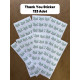 133 Adet Thank You Sticker Teşekkür Etiketi Butik Kargo Sipariş Ambalaj Paketleme Çıkartma 133 Adet Thank You Sticker Teşekkür Etiketi Butik Kargo Sipariş Ambalaj Paketleme Çıkartma