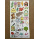 142 Adet Sevimli Etiket Kedi, Çiçek, Sebze, Pasta, Hayvan, Meyve, Dondurma, Avokado, Yıldız, Öğretici Çocuk Odası Sticker Seti 142 Adet Sevimli Etiket Kedi, Çiçek, Sebze, Pasta, Hayvan, Meyve, Dondurma, Avokado, Yıldız, Öğretici Çocuk Odası Sticker Seti