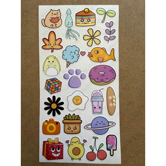 142 Adet Sevimli Etiket Kedi, Çiçek, Sebze, Pasta, Hayvan, Meyve, Dondurma, Avokado, Yıldız, Öğretici Çocuk Odası Sticker Seti 142 Adet Sevimli Etiket Kedi, Çiçek, Sebze, Pasta, Hayvan, Meyve, Dondurma, Avokado, Yıldız, Öğretici Çocuk Odası Sticker Seti