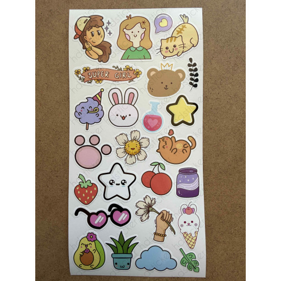 142 Adet Sevimli Etiket Kedi, Çiçek, Sebze, Pasta, Hayvan, Meyve, Dondurma, Avokado, Yıldız, Öğretici Çocuk Odası Sticker Seti 142 Adet Sevimli Etiket Kedi, Çiçek, Sebze, Pasta, Hayvan, Meyve, Dondurma, Avokado, Yıldız, Öğretici Çocuk Odası Sticker Seti