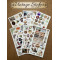 146 Adet Vintage Temalı Sticker Seti Planner Ajanda Art Laptop Tablet Telefon Bullet Journal Etiket