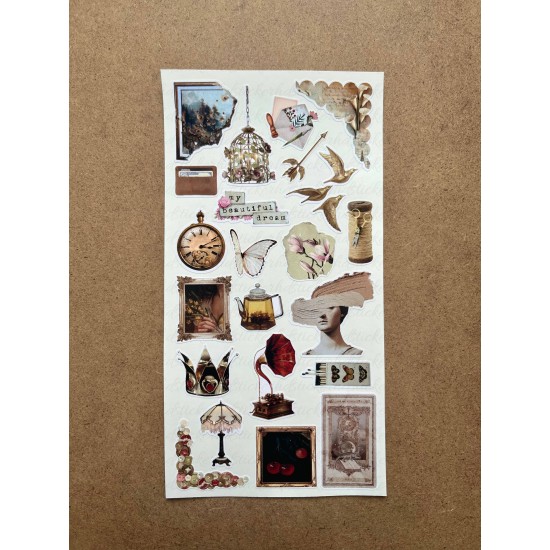 146 Adet Vintage Temalı Sticker Seti Planner Ajanda Art Laptop Tablet Telefon Bullet Journal Etiket 146 Adet Vintage Temalı Sticker Seti Planner Ajanda Art Laptop Tablet Telefon Bullet Journal Etiket