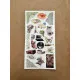 146 Adet Vintage Temalı Sticker Seti Planner Ajanda Art Laptop Tablet Telefon Bullet Journal Etiket