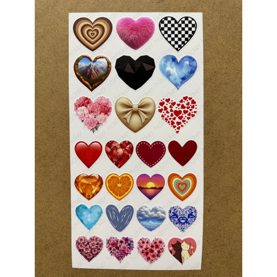 150 Adet Karışık Desenli Kalp Sticker Seti Hediye Davetiye Defter Ajanda Paketleme Etiket Çıkartma 150 Adet Karışık Desenli Kalp Sticker Seti Hediye Davetiye Defter Ajanda Paketleme Etiket Çıkartma