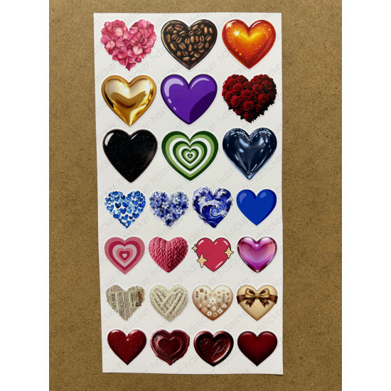 150 Adet Karışık Desenli Kalp Sticker Seti Hediye Davetiye Defter Ajanda Paketleme Etiket Çıkartma 150 Adet Karışık Desenli Kalp Sticker Seti Hediye Davetiye Defter Ajanda Paketleme Etiket Çıkartma