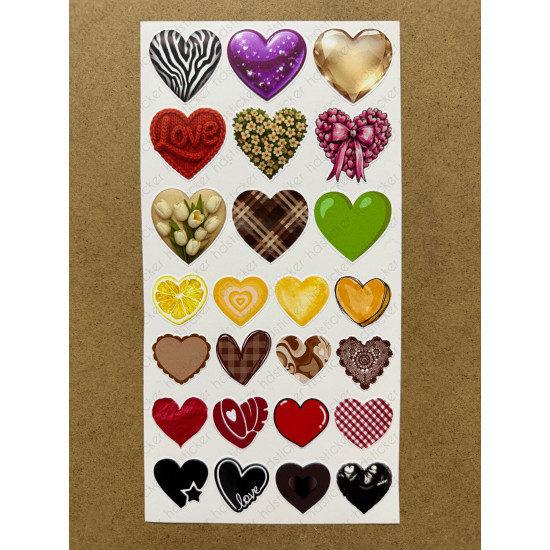 150 Adet Karışık Desenli Kalp Sticker Seti Hediye Davetiye Defter Ajanda Paketleme Etiket Çıkartma 150 Adet Karışık Desenli Kalp Sticker Seti Hediye Davetiye Defter Ajanda Paketleme Etiket Çıkartma