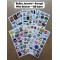 158 Adet Karışık Sanat Komik Art Bullet Journal Defter Ajanda Laptop Sticker Etiket Çıkartma Seti