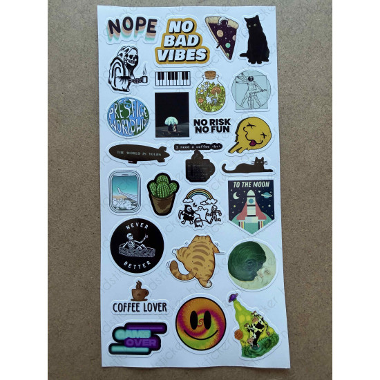 158 Adet Karışık Sanat Komik Art Bullet Journal Defter Ajanda Laptop Sticker Etiket Çıkartma Seti 158 Adet Karışık Sanat Komik Art Bullet Journal Defter Ajanda Laptop Sticker Etiket Çıkartma Seti