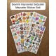 190 Adet Sevimli Etiket Kedi, Çiçek, Sebze, Pasta, Hayvan, Meyve Öğretici Çocuk Odası Sticker Seti 190 Adet Sevimli Etiket Kedi, Çiçek, Sebze, Pasta, Hayvan, Meyve Öğretici Çocuk Odası Sticker Seti
