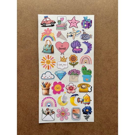 190 Adet Sevimli Etiket Kedi, Çiçek, Sebze, Pasta, Hayvan, Meyve Öğretici Çocuk Odası Sticker Seti 190 Adet Sevimli Etiket Kedi, Çiçek, Sebze, Pasta, Hayvan, Meyve Öğretici Çocuk Odası Sticker Seti