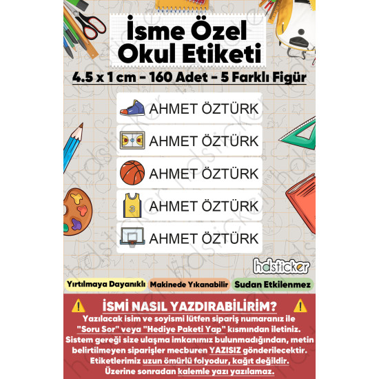 200 Adet Basketbol Desenli İsme Özel Okul Etiketi Kişiye Özel İsim Baskılı Kalem Defter Kitap Matara Beslenme Çantası Kreş Anaokulu Öğrenci Sticker Seti Suya Dayanıklı Silinmez Folyo Çıkartma 200 Adet Basketbol Desenli İsme Özel Okul Etiketi Kişiye Özel İsim Baskılı Kalem Defter Kitap Matara Beslenme Çantası Kreş Anaokulu Öğrenci Sticker Seti Suya Dayanıklı Silinmez Folyo Çıkartma