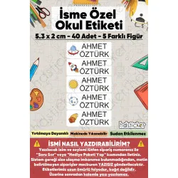 200 Adet Uzay Desenli İsme Özel Okul Etiketi Kişiye Özel İsim Baskılı Kalem Defter Kitap Matara Beslenme Çantası Kreş Anaokulu Öğrenci Sticker Seti Suya Dayanıklı Silinmez Folyo Yıkanabilir Çıkartma