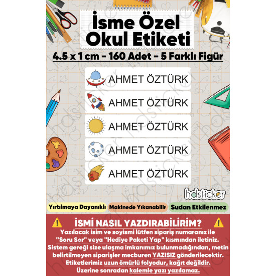 200 Adet Uzay Desenli İsme Özel Okul Etiketi Kişiye Özel İsim Baskılı Kalem Defter Kitap Matara Beslenme Çantası Kreş Anaokulu Öğrenci Sticker Seti Suya Dayanıklı Silinmez Folyo Yıkanabilir Çıkartma 200 Adet Uzay Desenli İsme Özel Okul Etiketi Kişiye Özel İsim Baskılı Kalem Defter Kitap Matara Beslenme Çantası Kreş Anaokulu Öğrenci Sticker Seti Suya Dayanıklı Silinmez Folyo Yıkanabilir Çıkartma