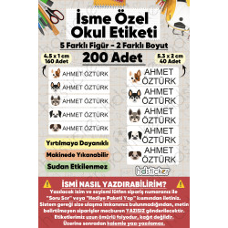 200 Adet Köpek Desenli İsme Özel Okul Etiketi Kişiye Özel İsim Baskılı Kalem Defter Kitap Matara Beslenme Çantası Kreş Anaokulu Öğrenci Sticker Seti Suya Dayanıklı Silinmez Folyo Yıkanabilir Çıkartma 200 Adet Köpek Desenli İsme Özel Okul Etiketi Kişiye Özel İsim Baskılı Kalem Defter Kitap Matara Beslenme Çantası Kreş Anaokulu Öğrenci Sticker Seti Suya Dayanıklı Silinmez Folyo Yıkanabilir Çıkartma