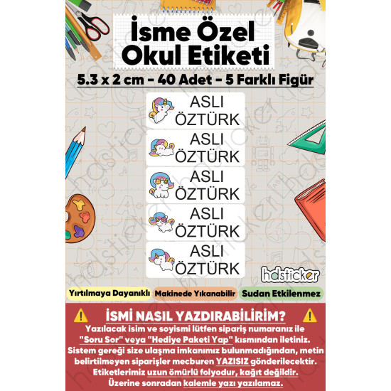 200 Adet Unicorn Desenli İsme Özel Okul Etiketi Kişiye Özel İsim Baskılı Kalem Defter Kitap Matara Beslenme Çantası Kreş Anaokulu Öğrenci Sticker Seti Suya Dayanıklı Silinmez Folyo Çıkartma 200 Adet Unicorn Desenli İsme Özel Okul Etiketi Kişiye Özel İsim Baskılı Kalem Defter Kitap Matara Beslenme Çantası Kreş Anaokulu Öğrenci Sticker Seti Suya Dayanıklı Silinmez Folyo Çıkartma