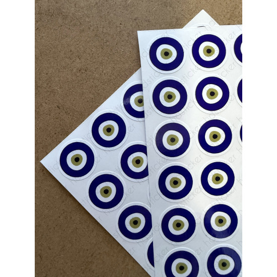 300 Adet Nazar Boncuğu Yapışkanlı Sticker Etiket Öğretmen Ambalaj Parti Hediye Paketleme Çıkartma 300 Adet Nazar Boncuğu Yapışkanlı Sticker Etiket Öğretmen Ambalaj Parti Hediye Paketleme Çıkartma
