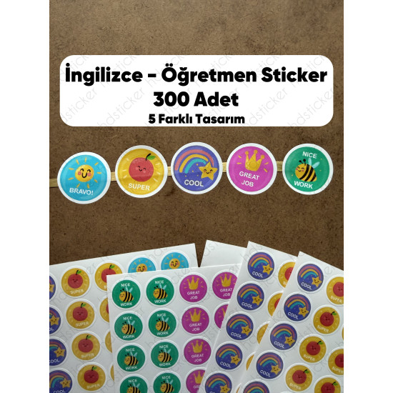 300 Adet Öğretmen Sticker Seti - Ödev Kontrol, Öğrenci Ödül, Aferin Bravo Motivasyon Etiketleri P1 300 Adet Öğretmen Sticker Seti - Ödev Kontrol, Öğrenci Ödül, Aferin Bravo Motivasyon Etiketleri P1