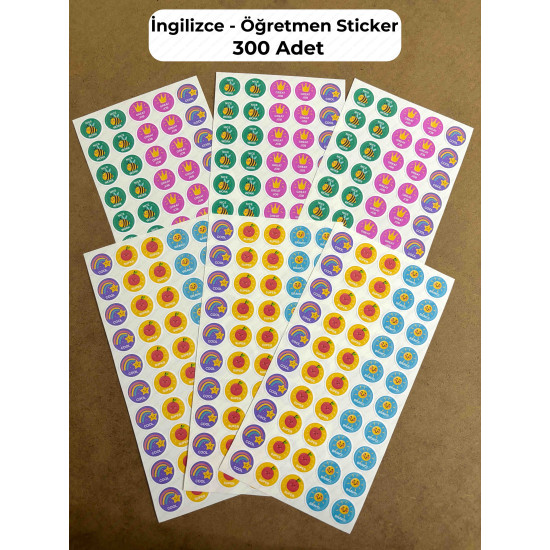 300 Adet Öğretmen Sticker Seti - Ödev Kontrol, Öğrenci Ödül, Aferin Bravo Motivasyon Etiketleri P1 300 Adet Öğretmen Sticker Seti - Ödev Kontrol, Öğrenci Ödül, Aferin Bravo Motivasyon Etiketleri P1