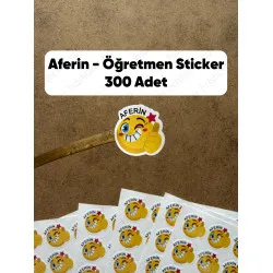 300 Adet Öğretmen Sticker Seti - Ödev Kontrol, Öğrenci Ödül, Aferin Bravo Motivasyon Etiketleri P7 300 Adet Öğretmen Sticker Seti - Ödev Kontrol, Öğrenci Ödül, Aferin Bravo Motivasyon Etiketleri P7