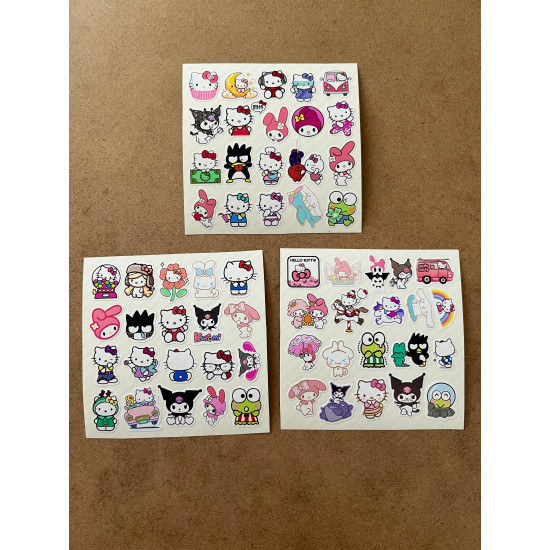 360 Adet Hello Kitty ve Arkadaşları Kuromi My Melody Cinnamoroll Bullet Journal Sticker Seti Mini 360 Adet Hello Kitty ve Arkadaşları Kuromi My Melody Cinnamoroll Bullet Journal Sticker Seti Mini