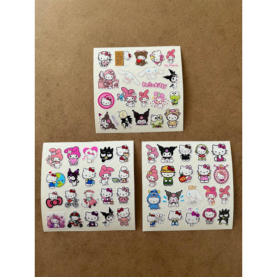 360 Adet Hello Kitty ve Arkadaşları Kuromi My Melody Cinnamoroll Bullet Journal Sticker Seti Mini 360 Adet Hello Kitty ve Arkadaşları Kuromi My Melody Cinnamoroll Bullet Journal Sticker Seti Mini