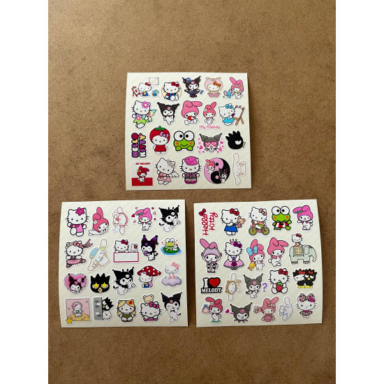 360 Adet Hello Kitty ve Arkadaşları Kuromi My Melody Cinnamoroll Bullet Journal Sticker Seti Mini 360 Adet Hello Kitty ve Arkadaşları Kuromi My Melody Cinnamoroll Bullet Journal Sticker Seti Mini