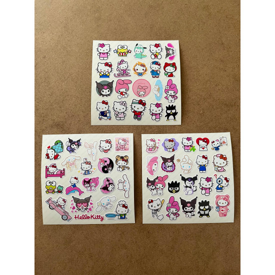 360 Adet Hello Kitty ve Arkadaşları Kuromi My Melody Cinnamoroll Bullet Journal Sticker Seti Mini 360 Adet Hello Kitty ve Arkadaşları Kuromi My Melody Cinnamoroll Bullet Journal Sticker Seti Mini