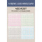 400 Adet 1-100 Sayılar Renkli Sticker 1 cm Etiket Çıkartma Okul, Ofis, Planlayıcı Kullanımı