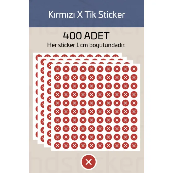400 Adet Kırmızı Tik Sticker 1 cm Red Çıkartma Etiket Sticker Planlayıcı, Okul, Ofis Kullanımı 400 Adet Kırmızı Tik Sticker 1 cm Red Çıkartma Etiket Sticker Planlayıcı, Okul, Ofis Kullanımı