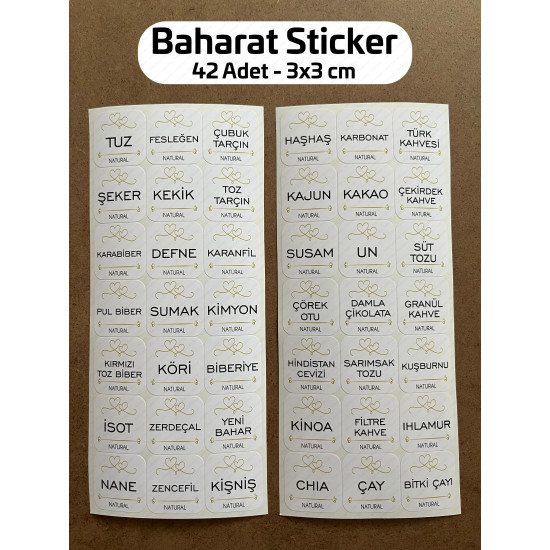 42 Adet Baharat Bakliyat Kuruyemiş Kavanoz Saklama Kabı Banyo Etiketi Sticker Düzenleyici Erzak P3 42 Adet Baharat Bakliyat Kuruyemiş Kavanoz Saklama Kabı Banyo Etiketi Sticker Düzenleyici Erzak P3