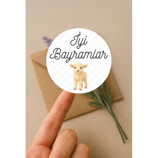 42 Adet İyi Bayramlar Kurban Bayramı Sticker Seti - 3x3 cm, Paketleme Ambalaj Kuzu Temalı Etiket P4 42 Adet İyi Bayramlar Kurban Bayramı Sticker Seti - 3x3 cm, Paketleme Ambalaj Kuzu Temalı Etiket P4