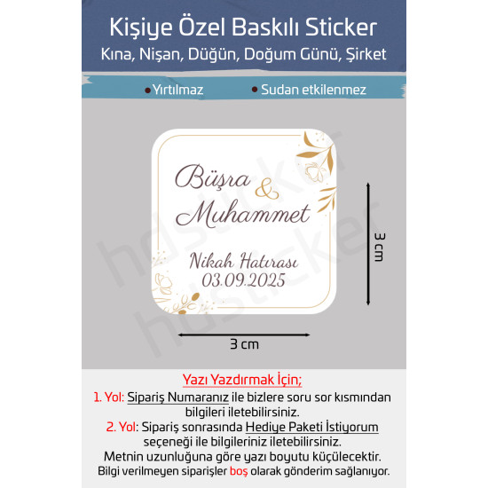 42 Adet Kişiye Özel Kına Nişan Nikah Düğün Sünnet Bebek Firma Etiket Sticker Hediye ve Çikolata P11 42 Adet Kişiye Özel Kına Nişan Nikah Düğün Sünnet Bebek Firma Etiket Sticker Hediye ve Çikolata P11