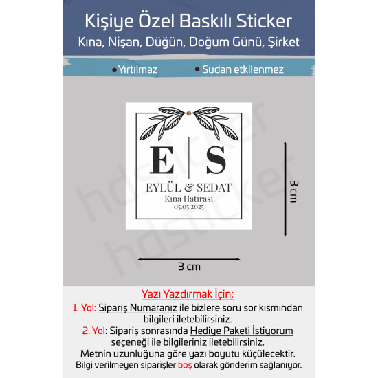 42 Adet Kişiye Özel Kına Nişan Nikah Düğün Sünnet Bebek Firma Etiket Sticker Hediye ve Çikolata P12 42 Adet Kişiye Özel Kına Nişan Nikah Düğün Sünnet Bebek Firma Etiket Sticker Hediye ve Çikolata P12