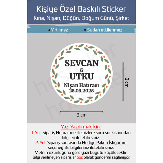 42 Adet Kişiye Özel Kına Nişan Nikah Düğün Sünnet Bebek Firma Etiket Sticker Hediye ve Çikolata P18 42 Adet Kişiye Özel Kına Nişan Nikah Düğün Sünnet Bebek Firma Etiket Sticker Hediye ve Çikolata P18
