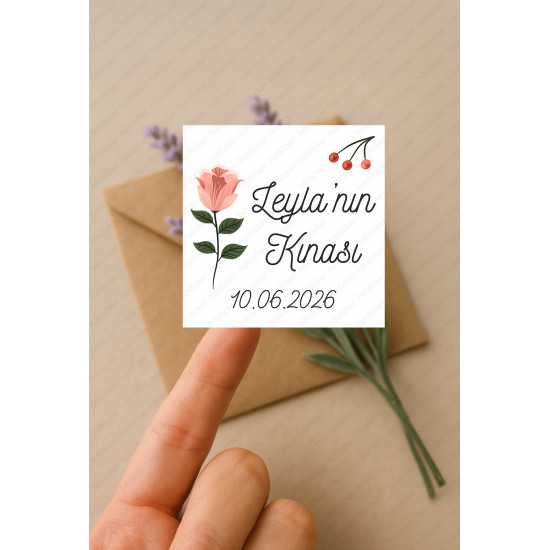 42 Adet Kişiye Özel Kına Nişan Nikah Düğün Sünnet Bebek Firma Etiket Sticker Hediye ve Çikolata P43 42 Adet Kişiye Özel Kına Nişan Nikah Düğün Sünnet Bebek Firma Etiket Sticker Hediye ve Çikolata P43