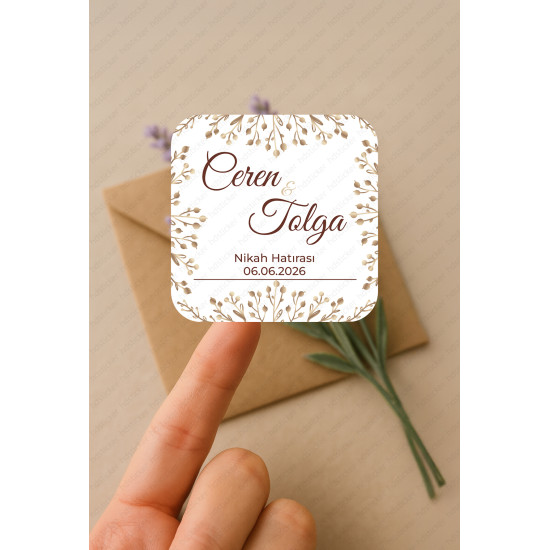 42 Adet Kişiye Özel Kına Nişan Nikah Düğün Sünnet Bebek Firma Etiket Sticker Hediye ve Çikolata P47 42 Adet Kişiye Özel Kına Nişan Nikah Düğün Sünnet Bebek Firma Etiket Sticker Hediye ve Çikolata P47