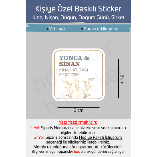 42 Adet Kişiye Özel Kına Nişan Nikah Düğün Sünnet Bebek Firma Etiket Sticker Hediye ve Çikolata P5 42 Adet Kişiye Özel Kına Nişan Nikah Düğün Sünnet Bebek Firma Etiket Sticker Hediye ve Çikolata P5