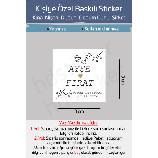 42 Adet Kişiye Özel Kına Nişan Nikah Düğün Sünnet Bebek Firma Etiket Sticker Hediye ve Çikolata P6 42 Adet Kişiye Özel Kına Nişan Nikah Düğün Sünnet Bebek Firma Etiket Sticker Hediye ve Çikolata P6