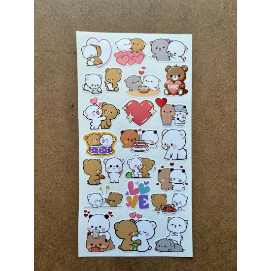 46 Adet Sevimli Ayıcıklar Sticker Seti - Ajanda Defter Laptop Telefon Bullet Journal Renkli Çıkartma 46 Adet Sevimli Ayıcıklar Sticker Seti - Ajanda Defter Laptop Telefon Bullet Journal Renkli Çıkartma