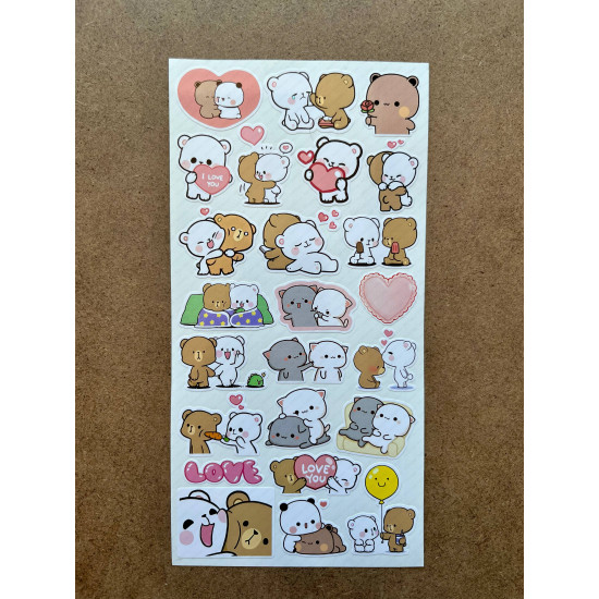 46 Adet Sevimli Ayıcıklar Sticker Seti - Ajanda Defter Laptop Telefon Bullet Journal Renkli Çıkartma 46 Adet Sevimli Ayıcıklar Sticker Seti - Ajanda Defter Laptop Telefon Bullet Journal Renkli Çıkartma