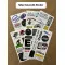 49 Adet Siber Güvenlik Yazılım & Yazılımcı Software Developer Laptop Notebook Etiket Sticker Set P61